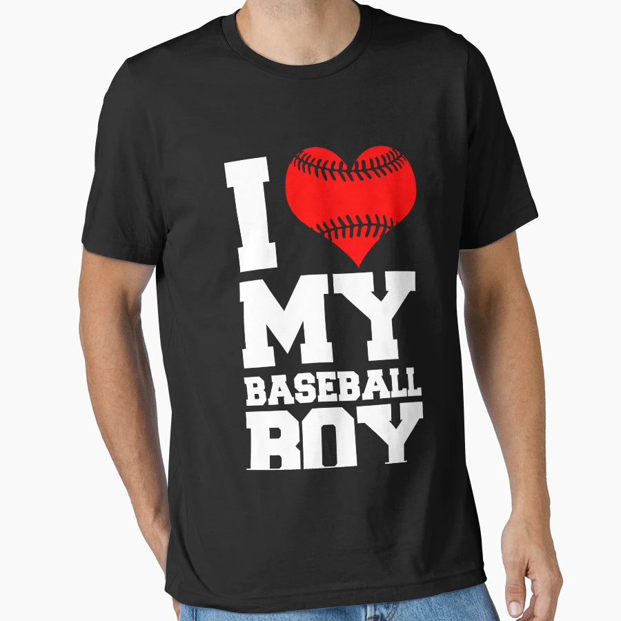 I Love My Baseball T-Shirt - Casual Everyday Wear for Adults - T-Shirt, Sweatshirt, Hoodie