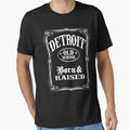 Detroit Old School T-Shirt - Aesthetic Graphic Men Women - T-Shirt, Sweatshirt, Hoodie