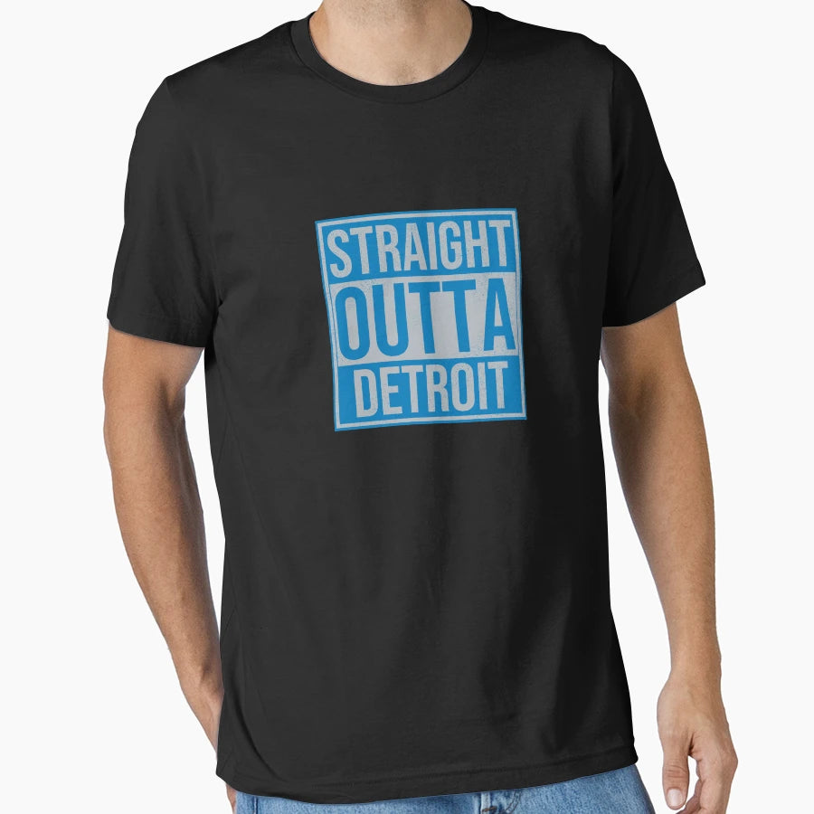 Straight Outta Detroit T-Shirt - Streetwear Style Men Women - T-Shirt, Sweatshirt, Hoodie