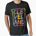 Cleveland 3 Level Rectangle Paint Splash T-Shirt - Minimalist Print Unisex - T-Shirt, Sweatshirt, Hoodie