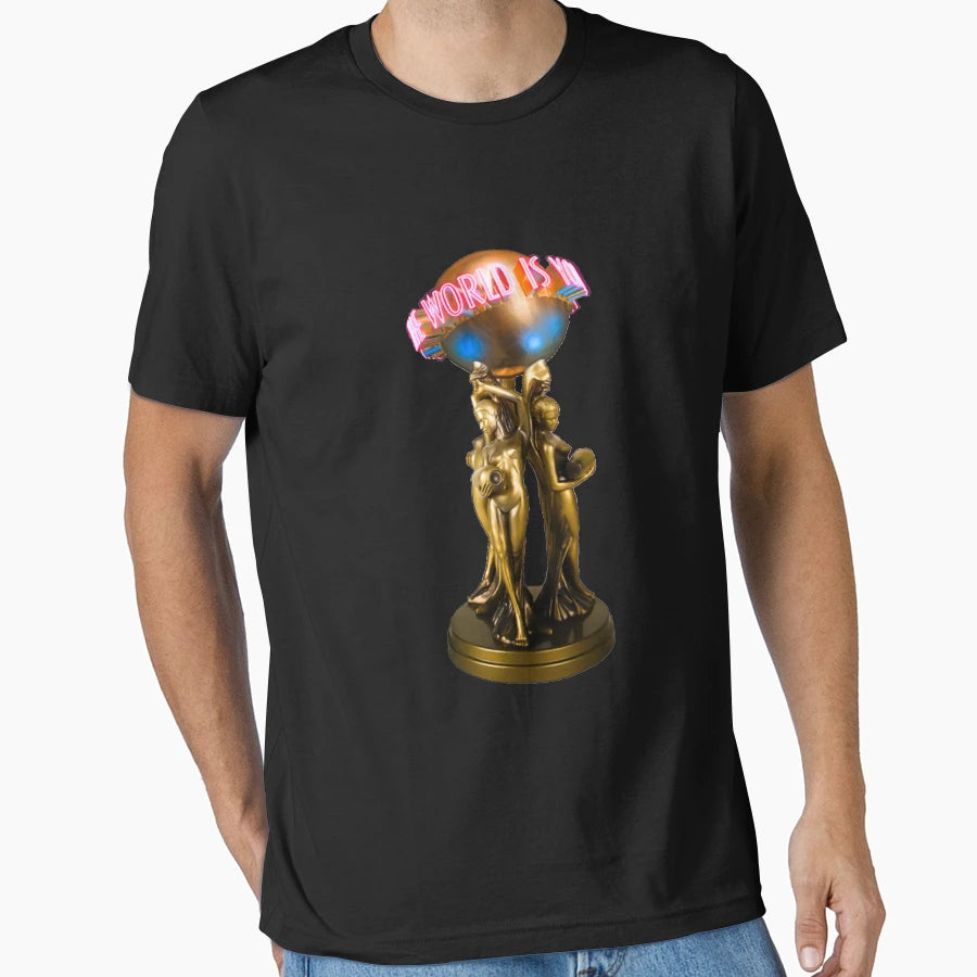 Scarface X World Is Yours T-Shirt - Novelty Apparel Unisex - T-Shirt, Sweatshirt, Hoodie