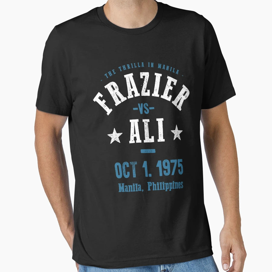 Ali Vs Frazier Boxing T-Shirt - Custom Art Print for Adults - T-Shirt, Sweatshirt, Hoodie