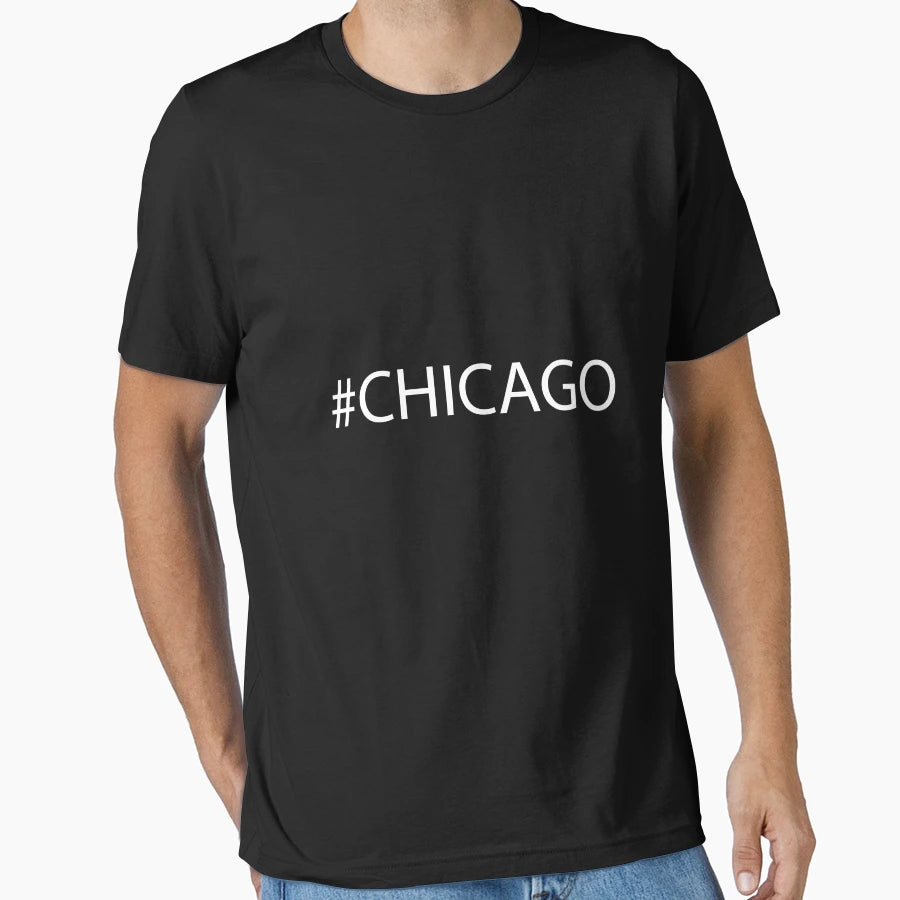 Chicago White T-Shirt - Aesthetic Graphic Unisex - T-Shirt, Sweatshirt, Hoodie
