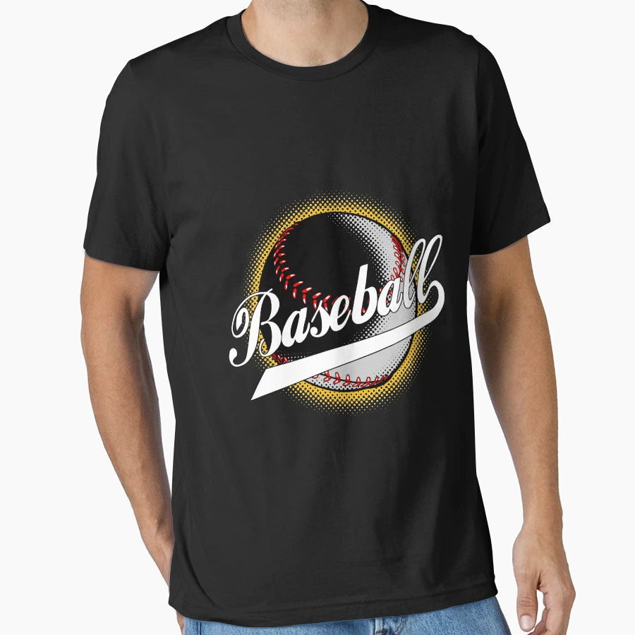 Baseball White T-Shirt - Streetwear Style for Adults - T-Shirt, Sweatshirt, Hoodie