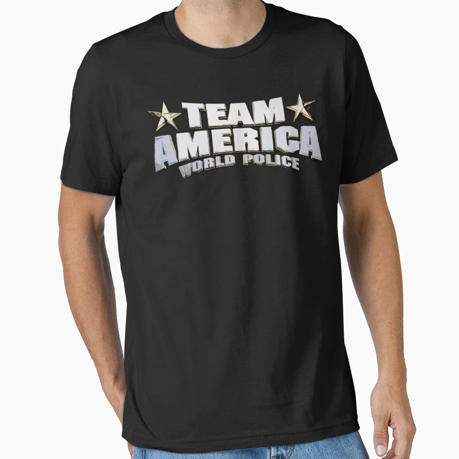 Team America T-Shirt - Minimalist Print for Adults - T-Shirt, Sweatshirt, Hoodie