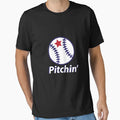 Baseball Pitchin T-Shirt - Novelty Apparel Men Women - T-Shirt, Sweatshirt, Hoodie