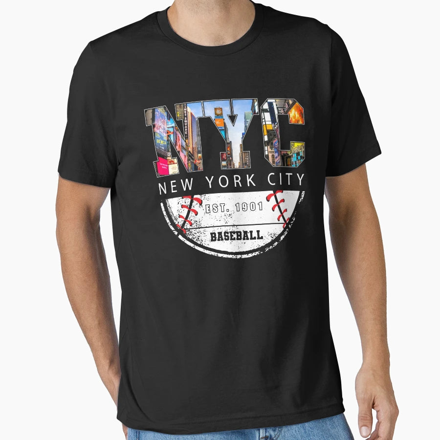 Nyc New York City Baseball Sport City T-Shirt - Fun Novelty Design Unisex - T-Shirt, Sweatshirt, Hoodie