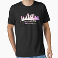 City Skyline Houston Texas T-Shirt - Minimalist Print Unisex - T-Shirt, Sweatshirt, Hoodie
