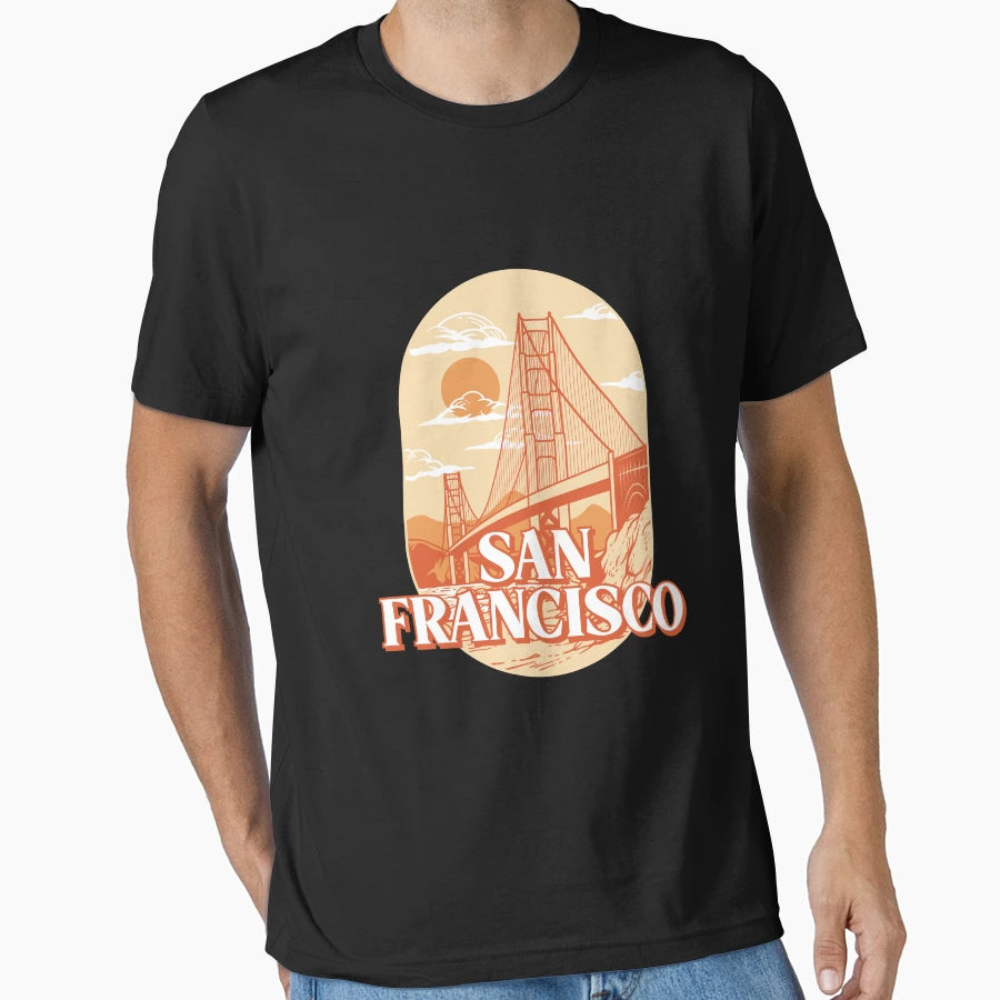 San Francisco Sky T-Shirt - Trendy Graphic for Adults - T-Shirt, Sweatshirt, Hoodie