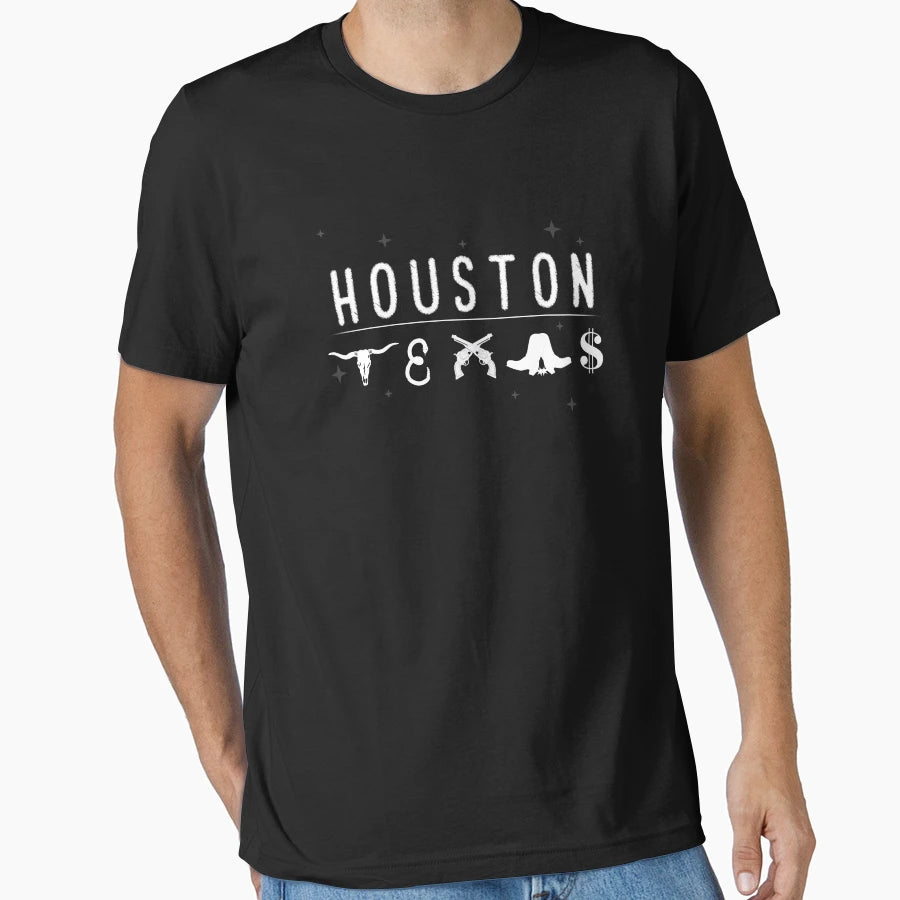 Houston Texas T-Shirt - Unique Graphic Unisex - T-Shirt, Sweatshirt, Hoodie