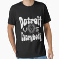 Detroit Vs All Motor City Football T-Shirt - Fun Novelty Design for Adults - T-Shirt, Sweatshirt, Hoodie