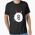 Pool Player American Flag T-Shirt - Streetwear Style Men Women - T-Shirt, Sweatshirt, Hoodie