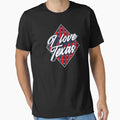 American National Flag I Love Texas T-Shirt - Trendy Graphic Men Women - T-Shirt, Sweatshirt, Hoodie