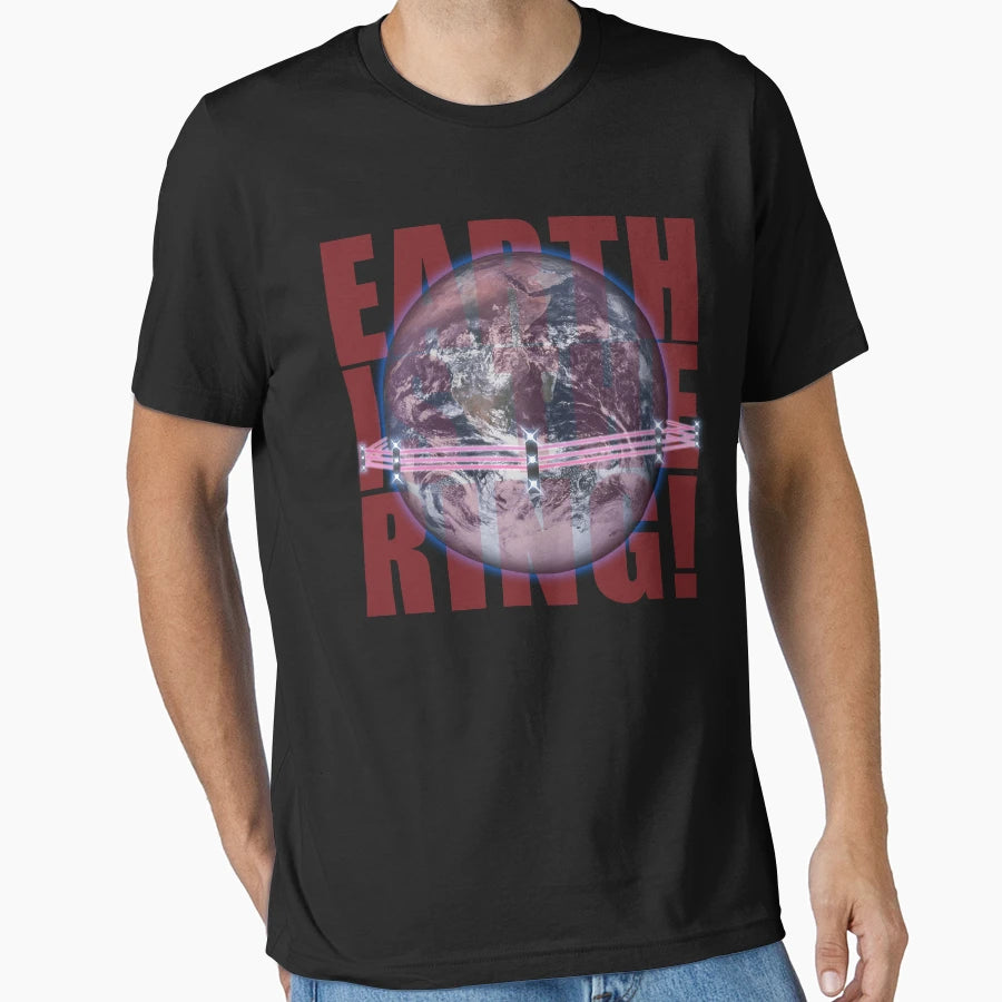 Earth Is Ring T-Shirt - Casual Everyday Wear Men Women - T-Shirt, Sweatshirt, Hoodie