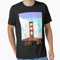 Golden Gate T-Shirt - Aesthetic Graphic Men Women - T-Shirt, Sweatshirt, Hoodie
