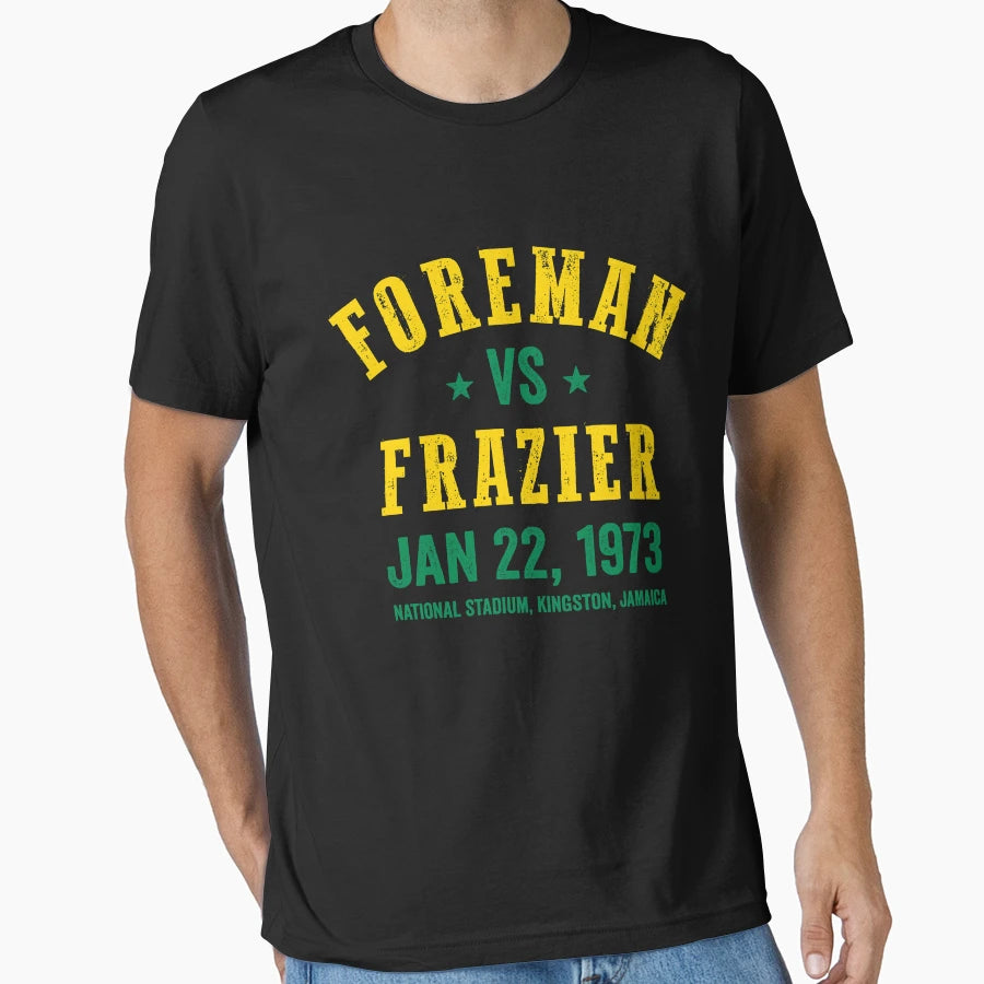 Foreman Vs Frazier Boxing T-Shirt - Novelty Apparel Men Women - T-Shirt, Sweatshirt, Hoodie