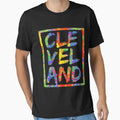 Cleveland 3 Level Rectangle Paint T-Shirt - Minimalist Print for Adults - T-Shirt, Sweatshirt, Hoodie