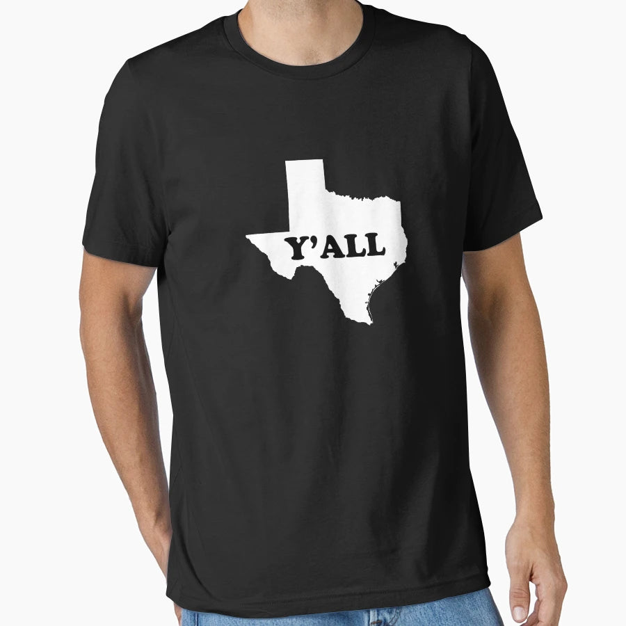Texas Yall T-Shirt - Graphic Print Unisex - T-Shirt, Sweatshirt, Hoodie