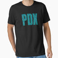 Pdx Portland Airport Carpet Oregon T-Shirt - Minimalist Print Unisex - T-Shirt, Sweatshirt, Hoodie