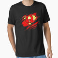 Letter Q Super Hero Name Birthday Back T-Shirt - Aesthetic Graphic Unisex - T-Shirt, Sweatshirt, Hoodie