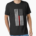 Usa Flag Themed Baseball Bat Fans T-Shirt - Minimalist Print for Adults - T-Shirt, Sweatshirt, Hoodie