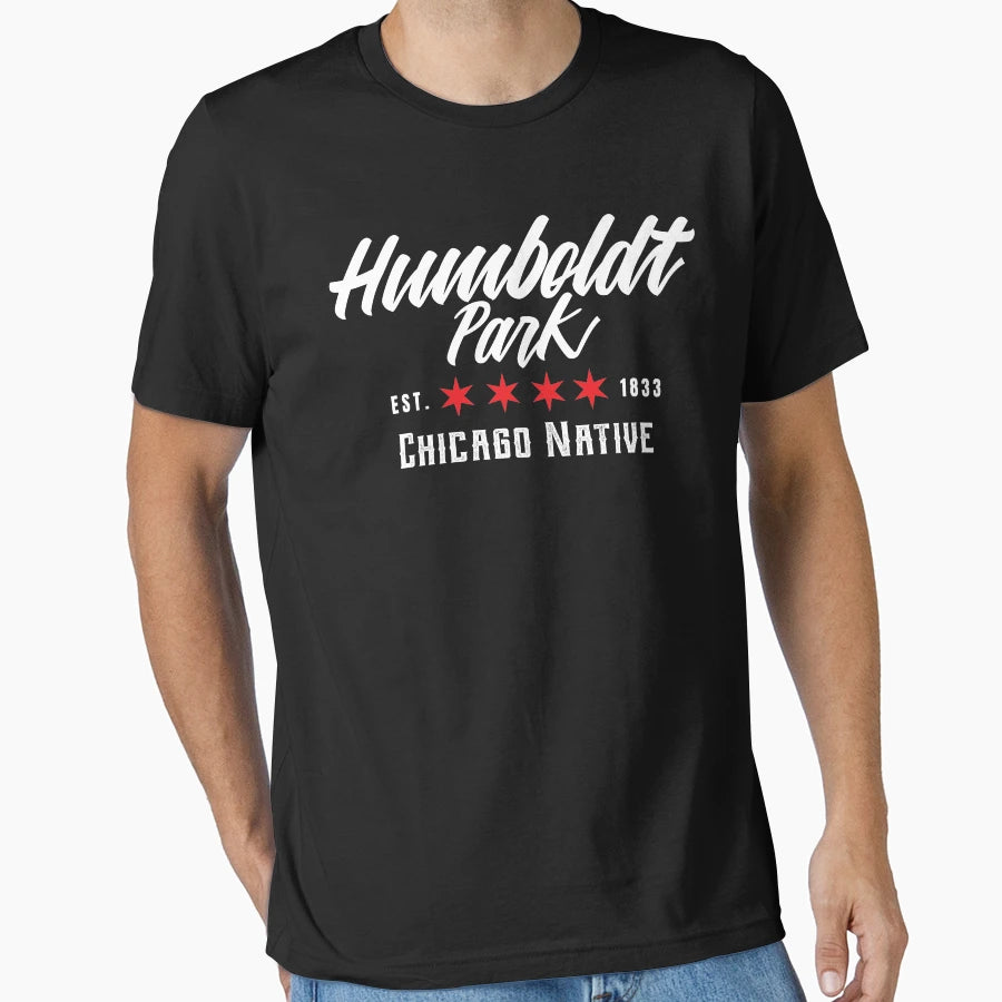 Humboldt Park Chicago Native T-Shirt - Custom Art Print for Adults - T-Shirt, Sweatshirt, Hoodie