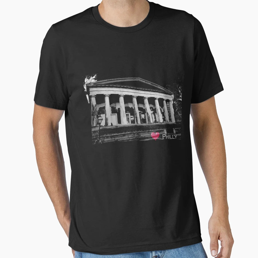 I Love Philly Art T T-Shirt - Minimalist Print Unisex - T-Shirt, Sweatshirt, Hoodie