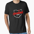 Cleveland Ohio Location Novelty T-Shirt - Unique Graphic Men Women - T-Shirt, Sweatshirt, Hoodie
