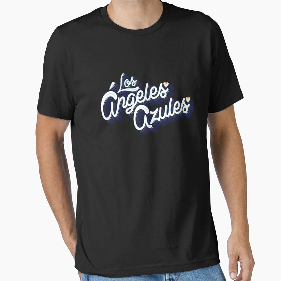 Los Angeles Azules Mexican Band T-Shirt - Custom Art Print for Adults - T-Shirt, Sweatshirt, Hoodie
