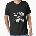 Detroit Vs Everyone Halloween Funny H T-Shirt - Unique Graphic Unisex - T-Shirt, Sweatshirt, Hoodie