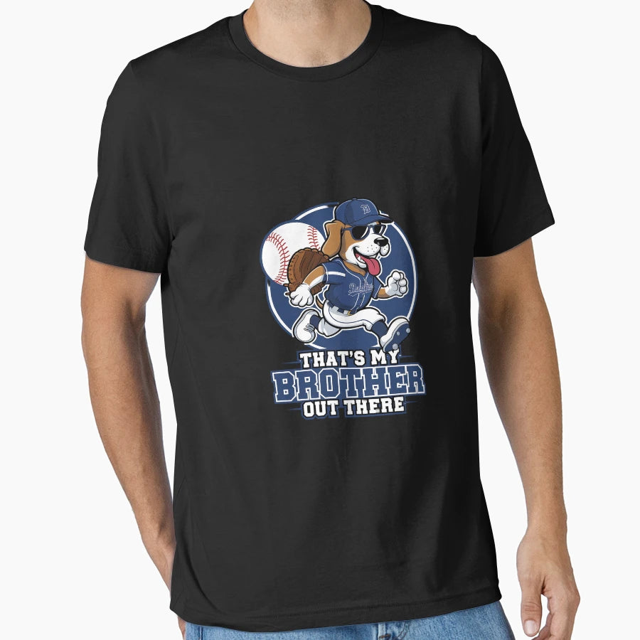 Baseball Sister Thats My Brother T-Shirt - Aesthetic Graphic for Adults - T-Shirt, Sweatshirt, Hoodie