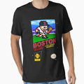 Boston 8 Bit Videogame Cart T-Shirt - Fun Novelty Design for Adults - T-Shirt, Sweatshirt, Hoodie