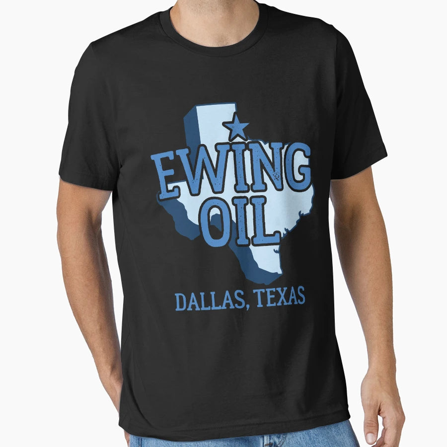 Vintages Dallases Texases Ewings T-Shirt - Fun Novelty Design for Adults - T-Shirt, Sweatshirt, Hoodie