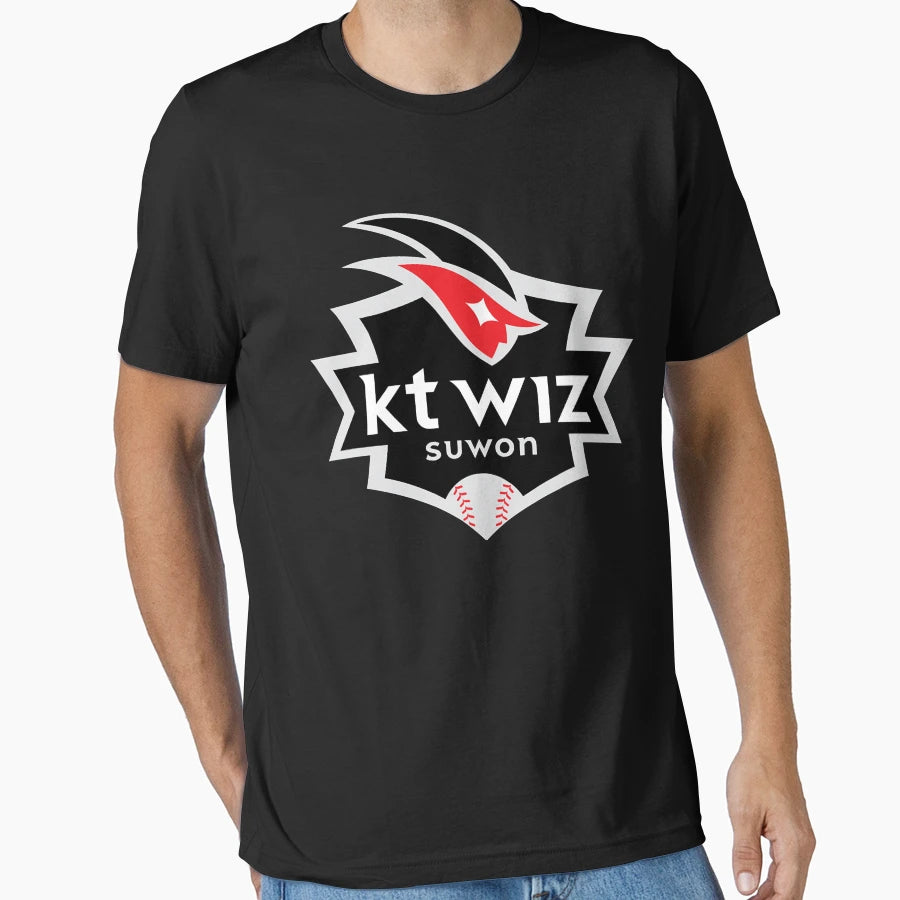 Kt Wiz Suwon Baseball Kbo Logo T-Shirt - Graphic Print for Adults - T-Shirt, Sweatshirt, Hoodie