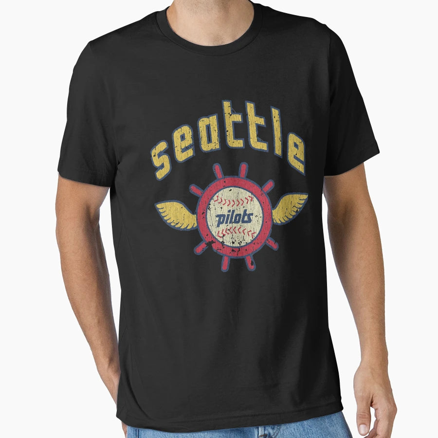 Seattle Pilots Baseball T-Shirt - Casual Everyday Wear Men Women - T-Shirt, Sweatshirt, Hoodie