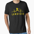 San Diego Baseball Heartbeat Sd Game T-Shirt - Streetwear Style Men Women - T-Shirt, Sweatshirt, Hoodie
