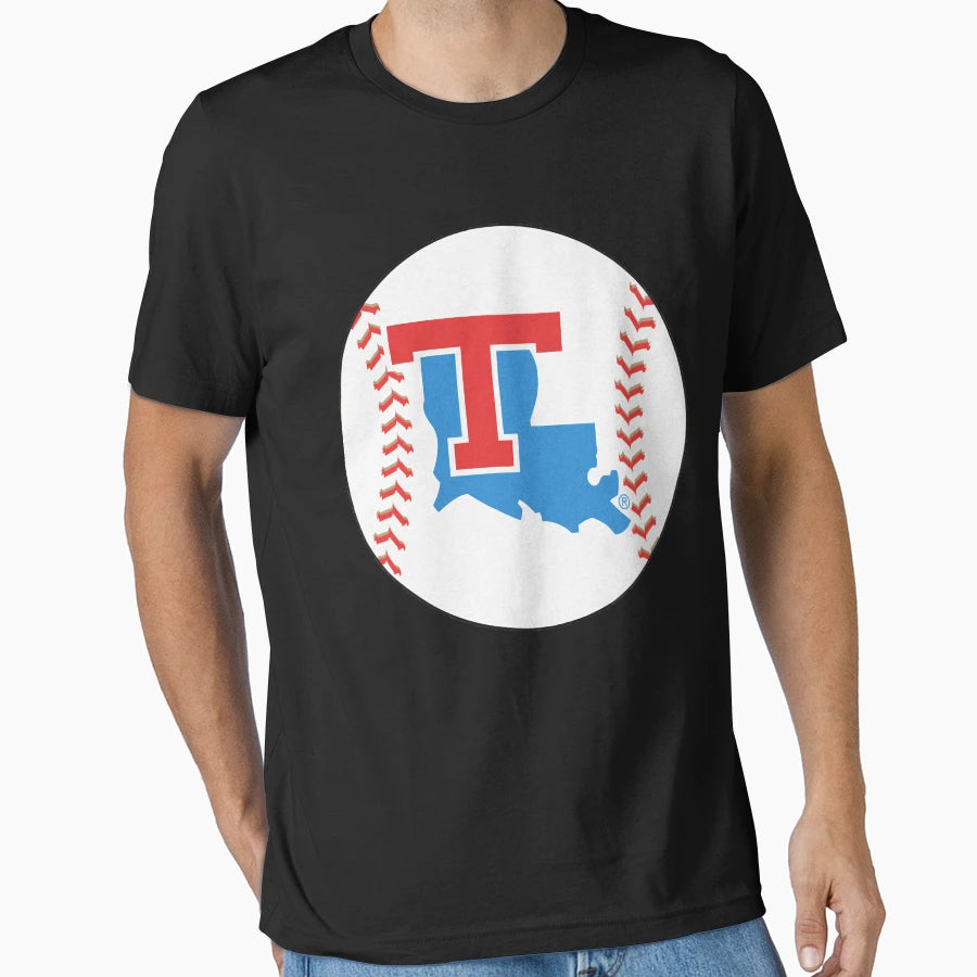 Louisiana Tech Baseball T-Shirt - Novelty Apparel Unisex - T-Shirt, Sweatshirt, Hoodie