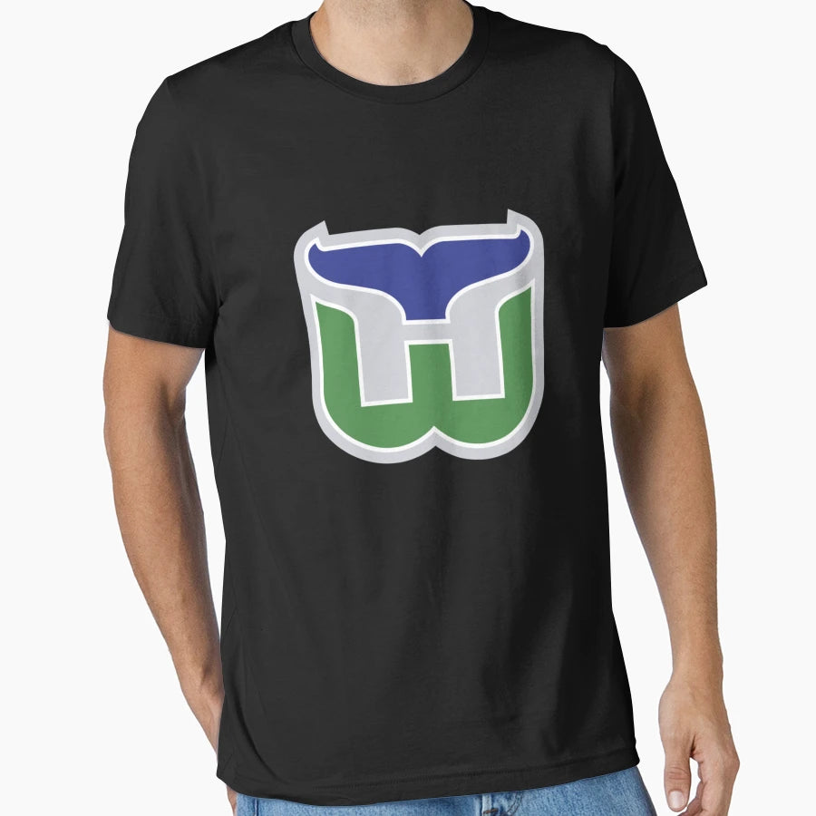 Hartford Whalers Logo T-Shirt - Casual Everyday Wear Men Women - T-Shirt, Sweatshirt, Hoodie