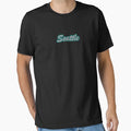 Baseball Fan Seattle Silver And T-Shirt - Fun Novelty Design for Adults - T-Shirt, Sweatshirt, Hoodie