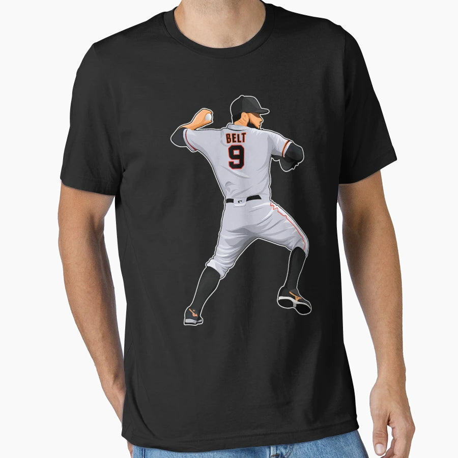 Brandon Belt 9 Make Throw T-Shirt - Trendy Graphic for Adults - T-Shirt, Sweatshirt, Hoodie