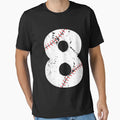 8 Birthday Baseball Number 8 T-Shirt - Custom Art Print Men Women - T-Shirt, Sweatshirt, Hoodie