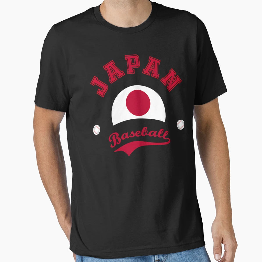 Japan National Baseball Team T-Shirt - Custom Art Print Men Women - T-Shirt, Sweatshirt, Hoodie