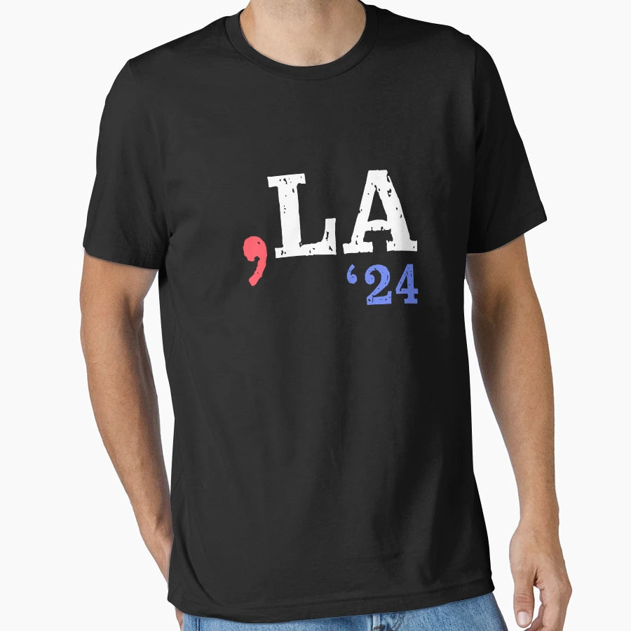 Comma La La 24 Kamala Harris T-Shirt - Trendy Graphic for Adults - T-Shirt, Sweatshirt, Hoodie