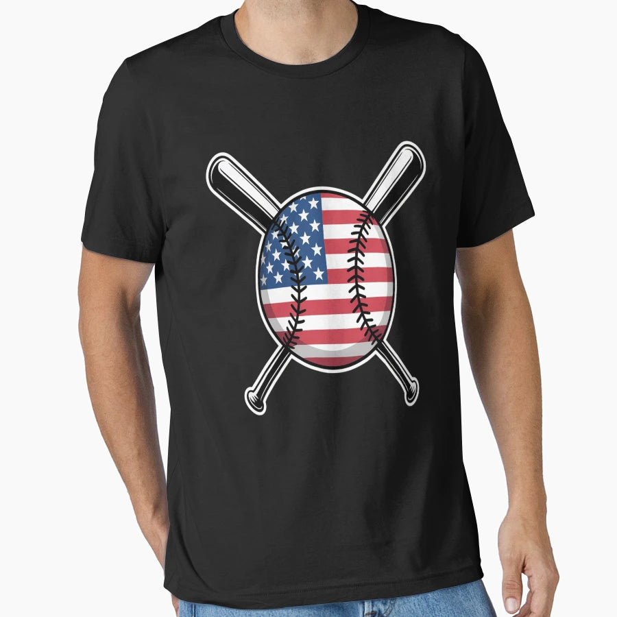 American Baseball Sport United States T-Shirt - Streetwear Style for Adults - T-Shirt, Sweatshirt, Hoodie