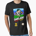 Oakland 8 Bit Videogame Cart T-Shirt - Trendy Graphic for Adults - T-Shirt, Sweatshirt, Hoodie