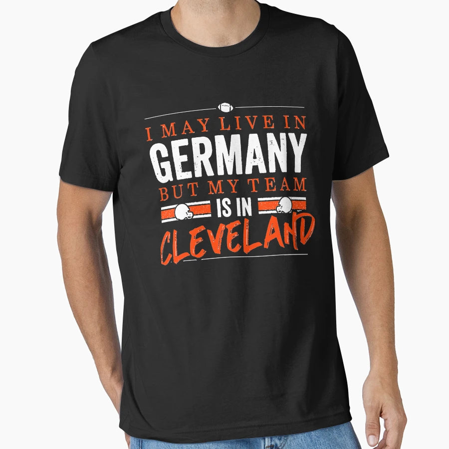 Cleveland Football Team Fans From T-Shirt - Casual Everyday Wear Unisex - T-Shirt, Sweatshirt, Hoodie