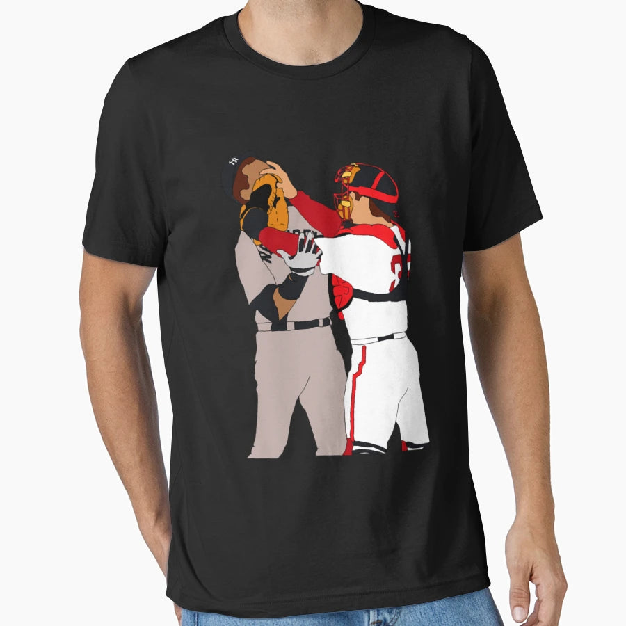 Jason Varitek Alex Rodriguez Brawl T-Shirt - Custom Art Print Men Women - T-Shirt, Sweatshirt, Hoodie