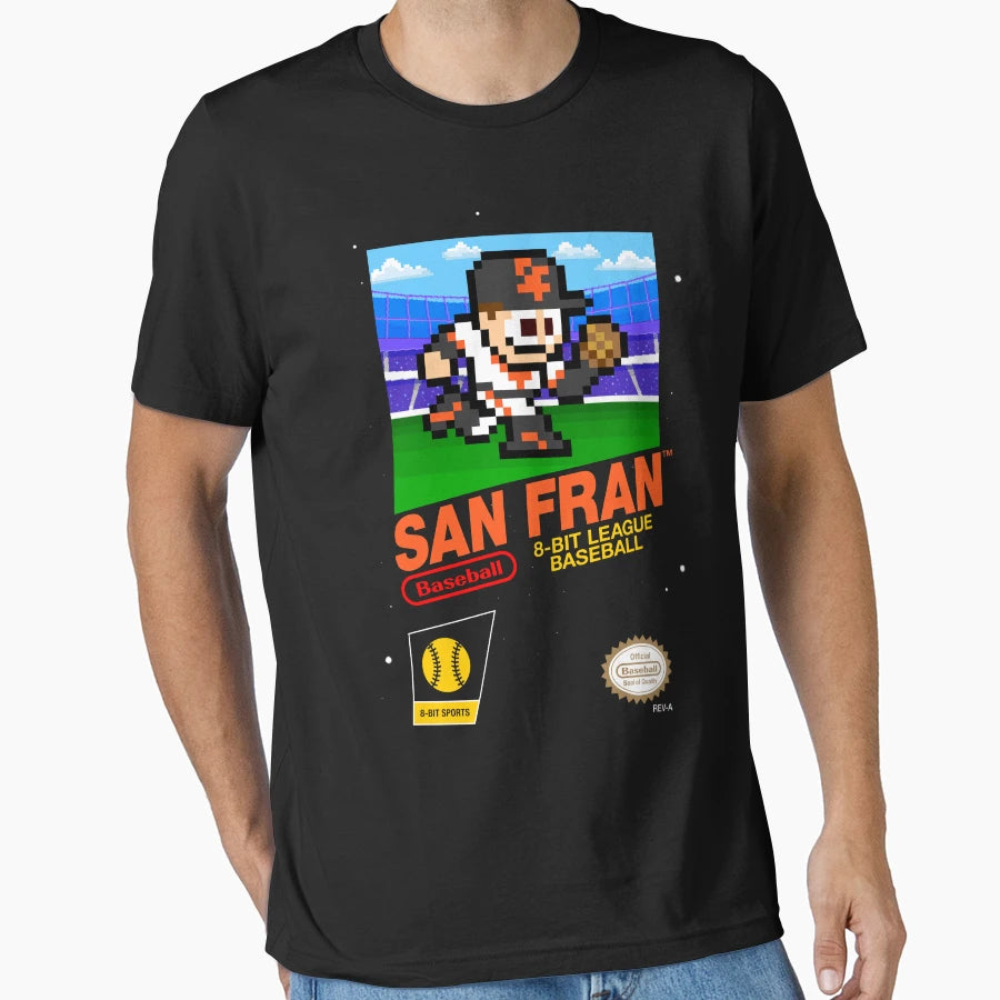 San Francisco 8 Bit Videogame Cart T-Shirt - Trendy Graphic Men Women - T-Shirt, Sweatshirt, Hoodie