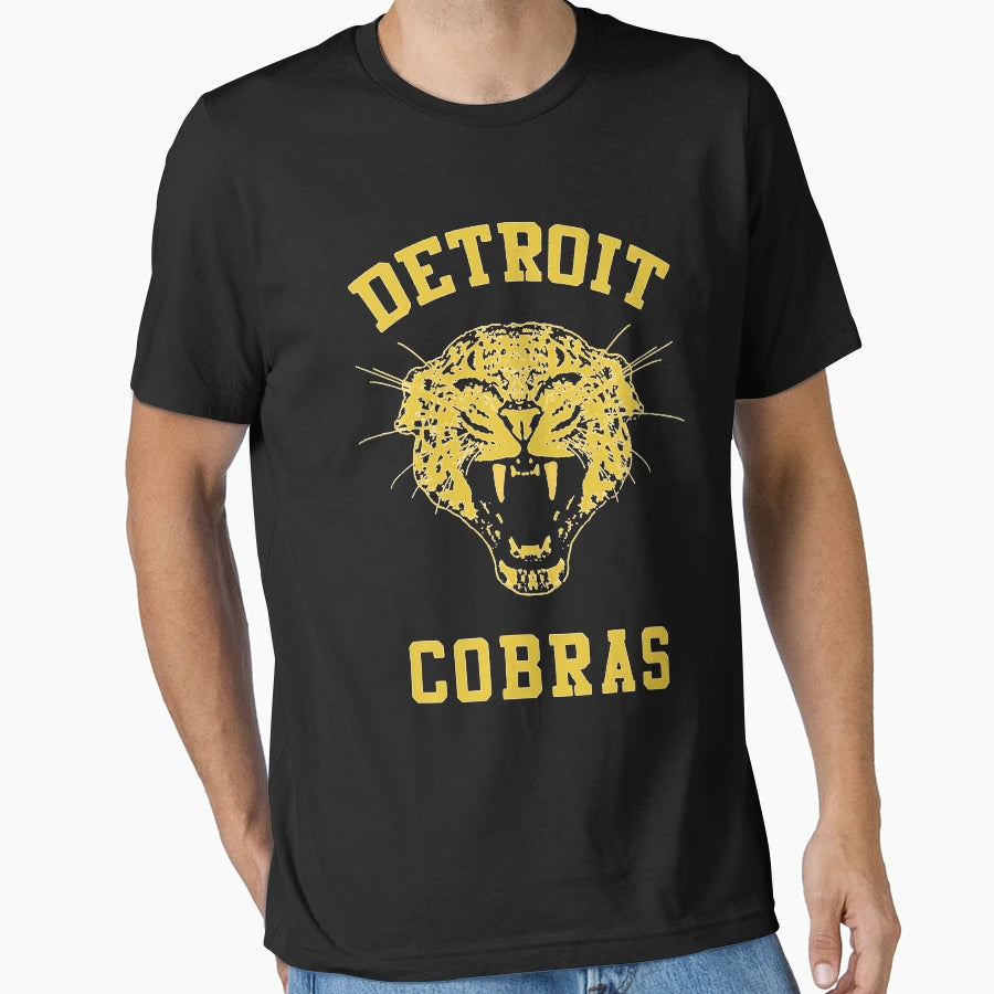 Detroit Cobras T-Shirt - Aesthetic Graphic for Adults - T-Shirt, Sweatshirt, Hoodie