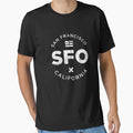 Sfo San Francisco T-Shirt - Unique Graphic Unisex - T-Shirt, Sweatshirt, Hoodie